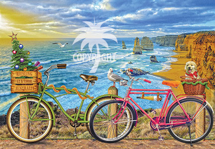 bicycles great ocean road christmas