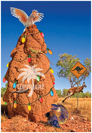 kangaroo anthill christmas